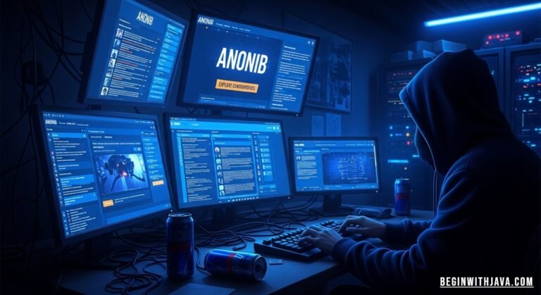 Screenshot of Anonib interface showing anonymous posts and user discussions.