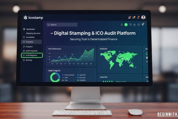 "Icostamp platform for digital document stamping, ICO auditing, and blockchain-based logistics monitoring"