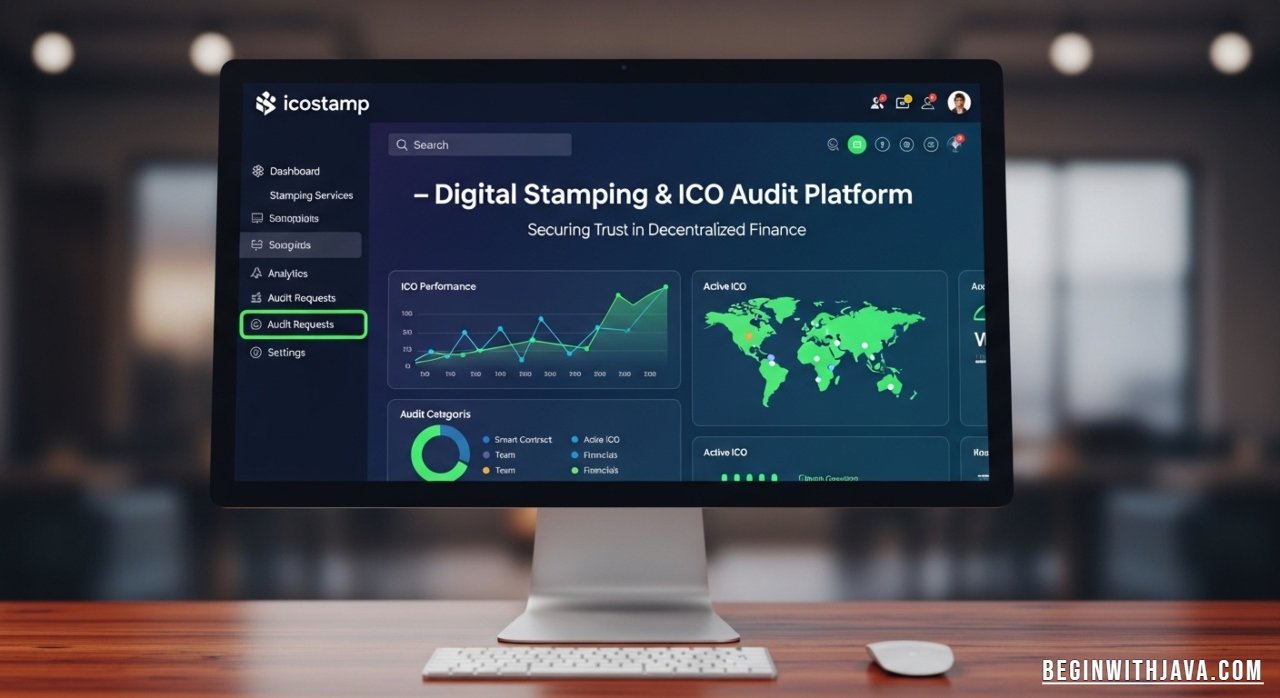 "Icostamp platform for digital document stamping, ICO auditing, and blockchain-based logistics monitoring"