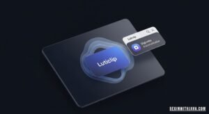 Luticlip platform interface showing secure file sharing, encrypted communication, and real-time collaboration tools for businesses.