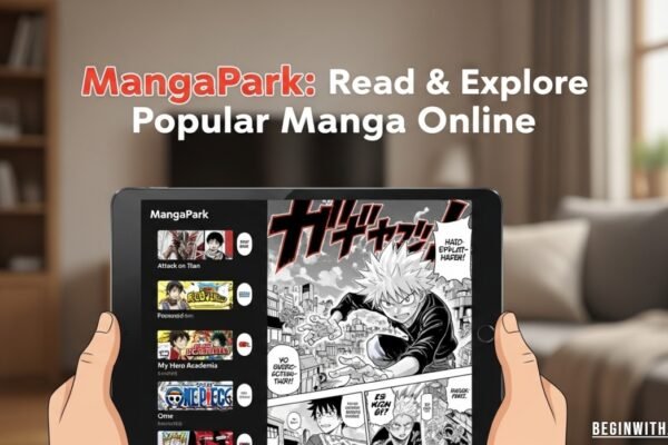 MangaPark website interface showing popular manga titles available for online reading