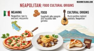 “Neapolitan pizza with classic tomato, mozzarella, and basil slices representing Naples, Italy cuisine.”