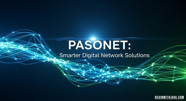 Pasonet digital ecosystem dashboard showing connectivity tools