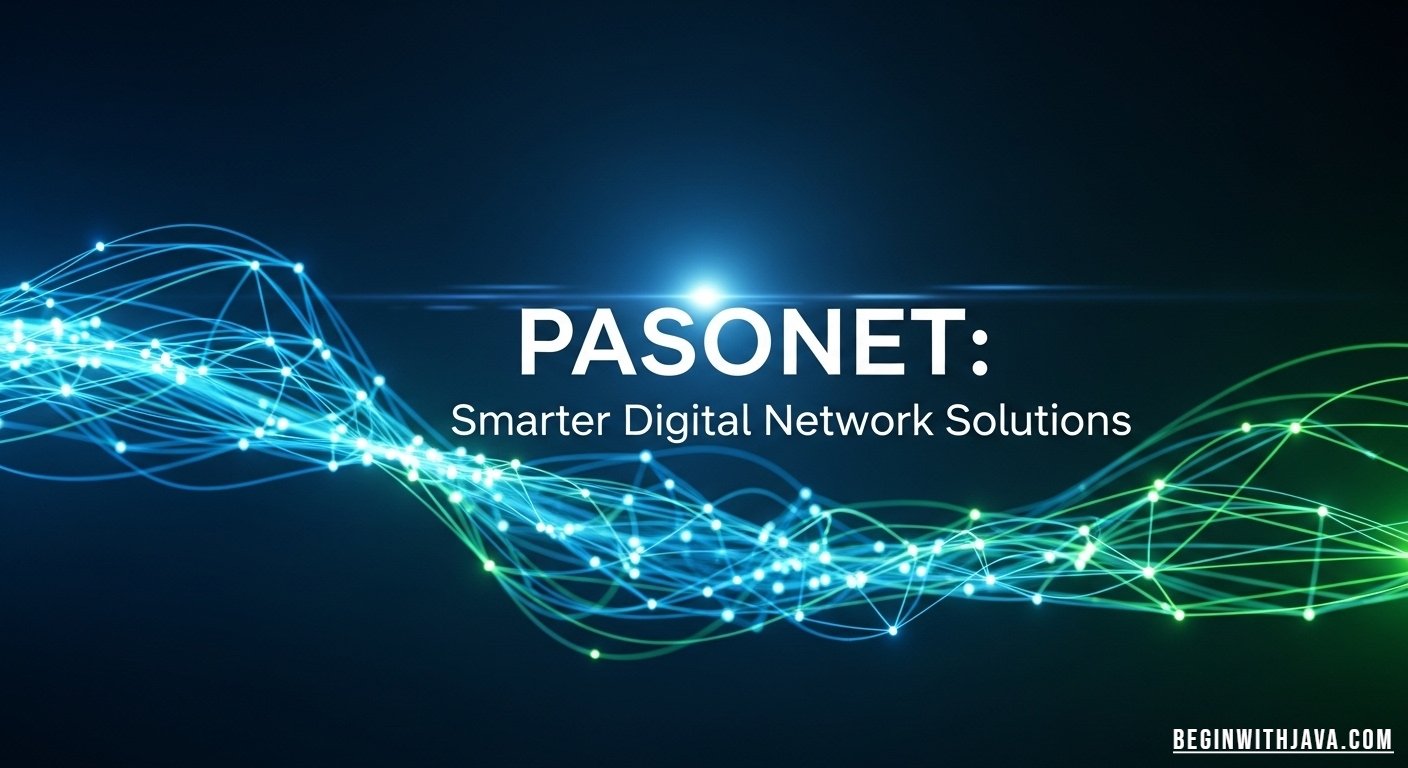 Pasonet digital ecosystem dashboard showing connectivity tools