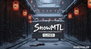 Screenshot of SnowMTL website showing translated manhua and manhwa chapters before its closure in September 2025.