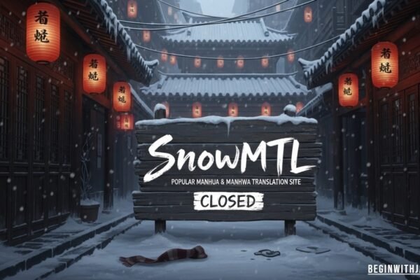 Screenshot of SnowMTL website showing translated manhua and manhwa chapters before its closure in September 2025.