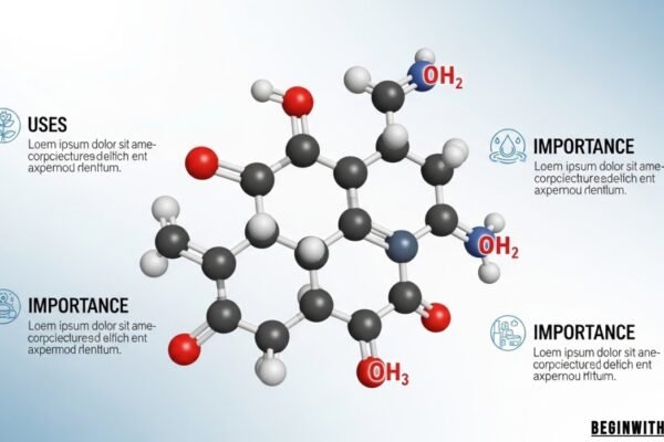 Diagram of nitrate anion (NO₃⁻) showing nitrogen bonded to three oxygen atoms with resonance structure and negative charge